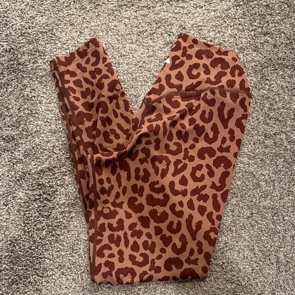 Balance Athletica Leopard Print Leggings - Brown and Tan